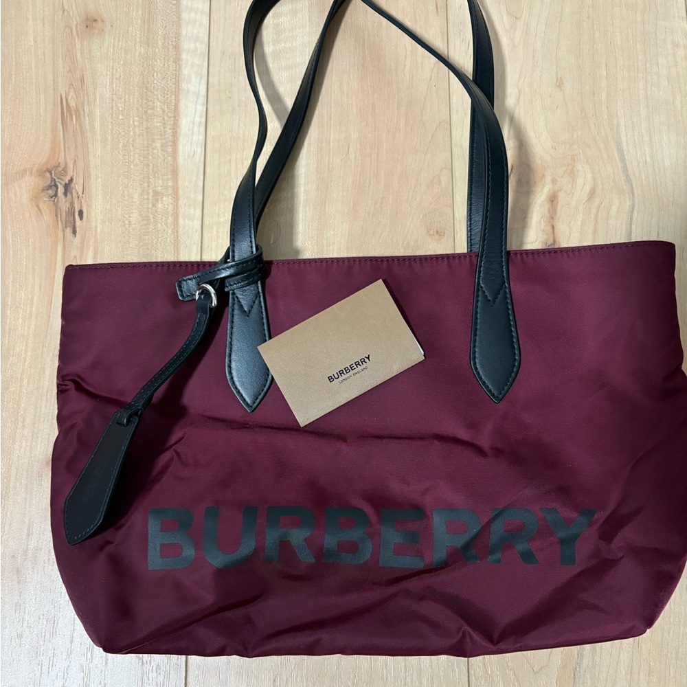 Authentic Burberry nylon tote